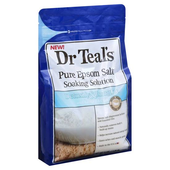 Dr Teal's Ginger & Clay Epsom Salt Soaking Solution (3 lb)