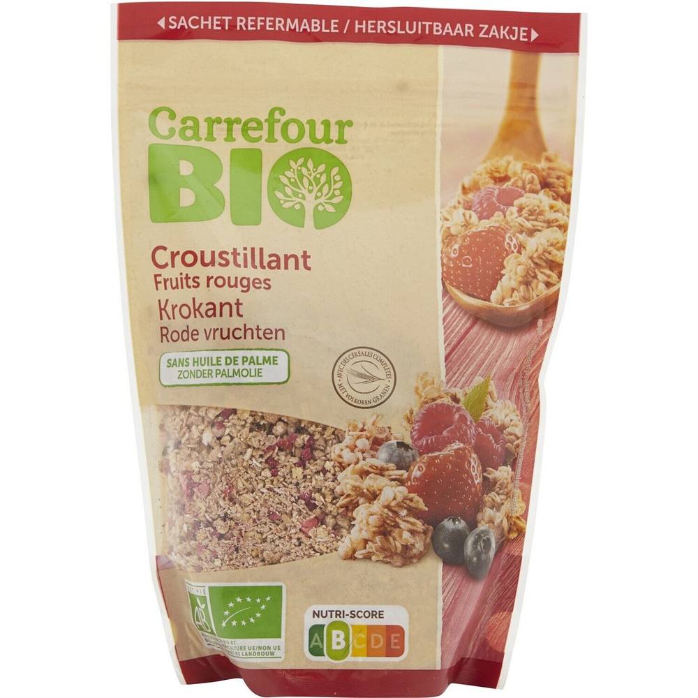 Carrefour Bio - Muesli fruits rouges bio