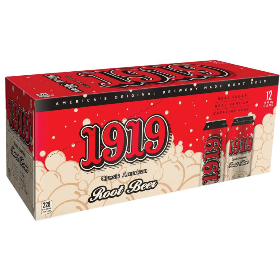 1919 Rootbeer Classic American Draft Root Beer (12 x 16 fl oz)