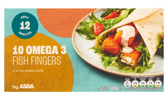 ASDA Omega 3 Fish Fingers (300g)