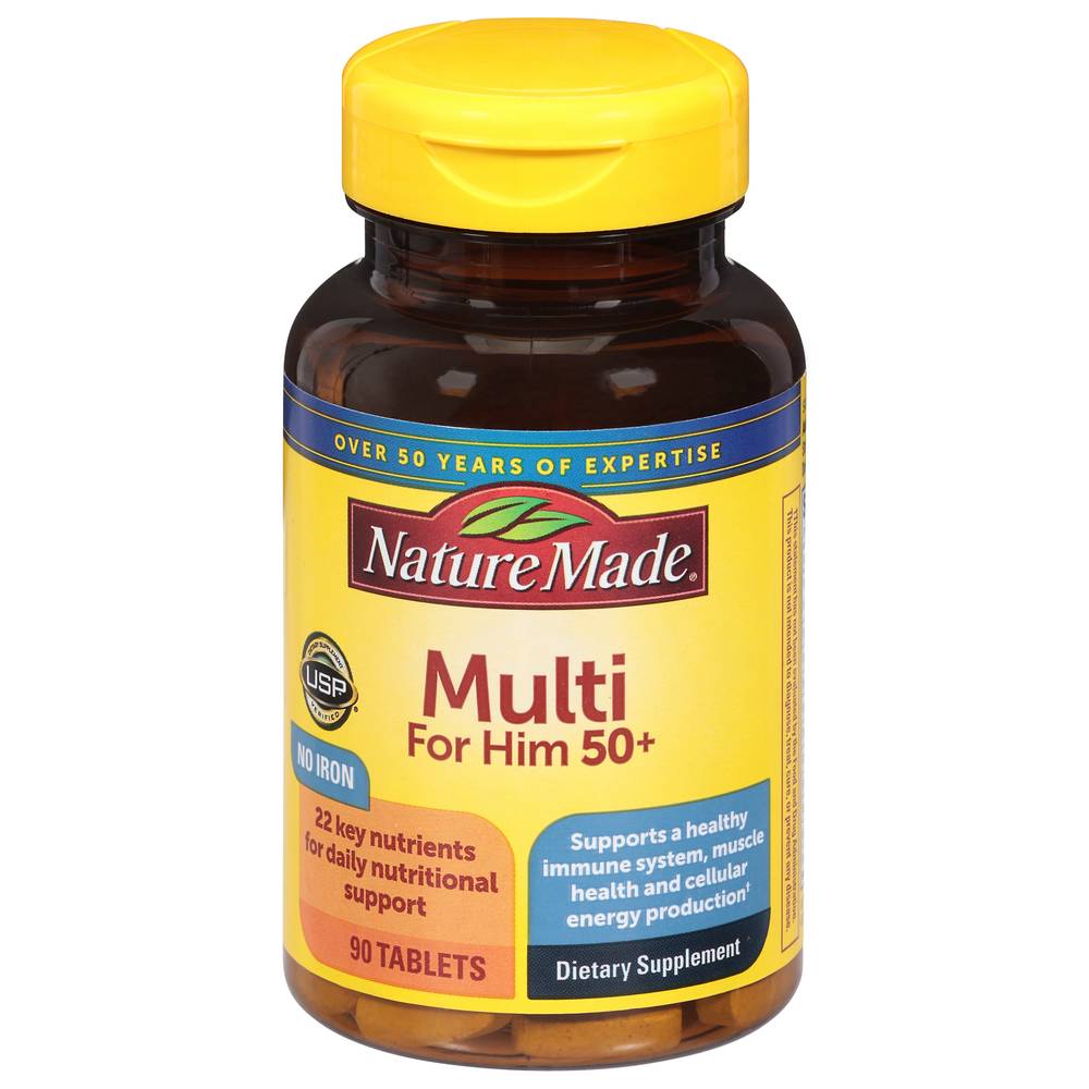 Nature Made Multi For Him 50+ Supplement (90 ct)