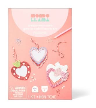 3ct Valentine's Craft Gem Art Mini Heart Frames Activity Kit - Mondo Llama™
