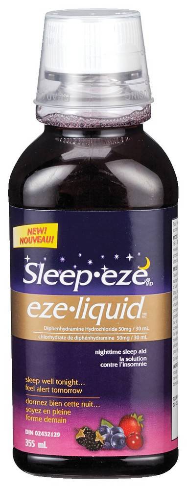Sleep-eze Liquid Berries Nighttime Sleep Aid (355 ml)