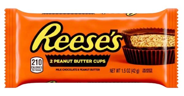 Hershey´S · Reeses 2 peanut butter cups (42 g)