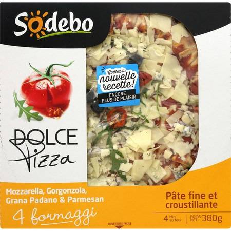 Pizza 4 Formaggi SODEBO - la boite de 380 g