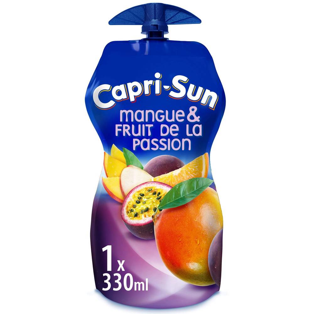 Capri Sun - Boisson aux jus de fruits, mangue - passion (330ml)