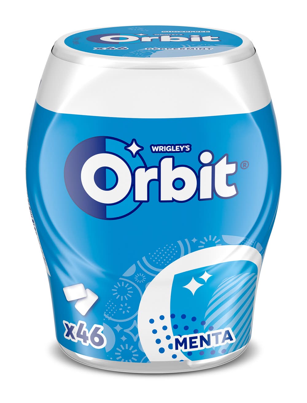 Chicles de menta sin azúcar · Orbit (46 un)