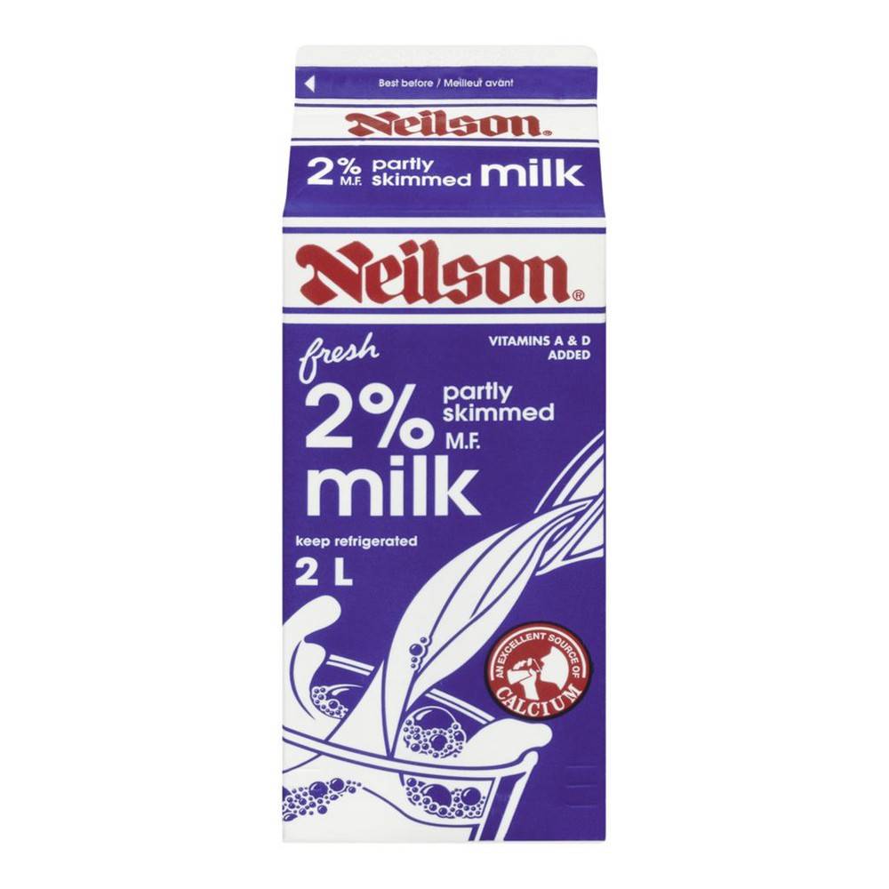 Neilson 2% Partly Skimmed Milk (2 L)