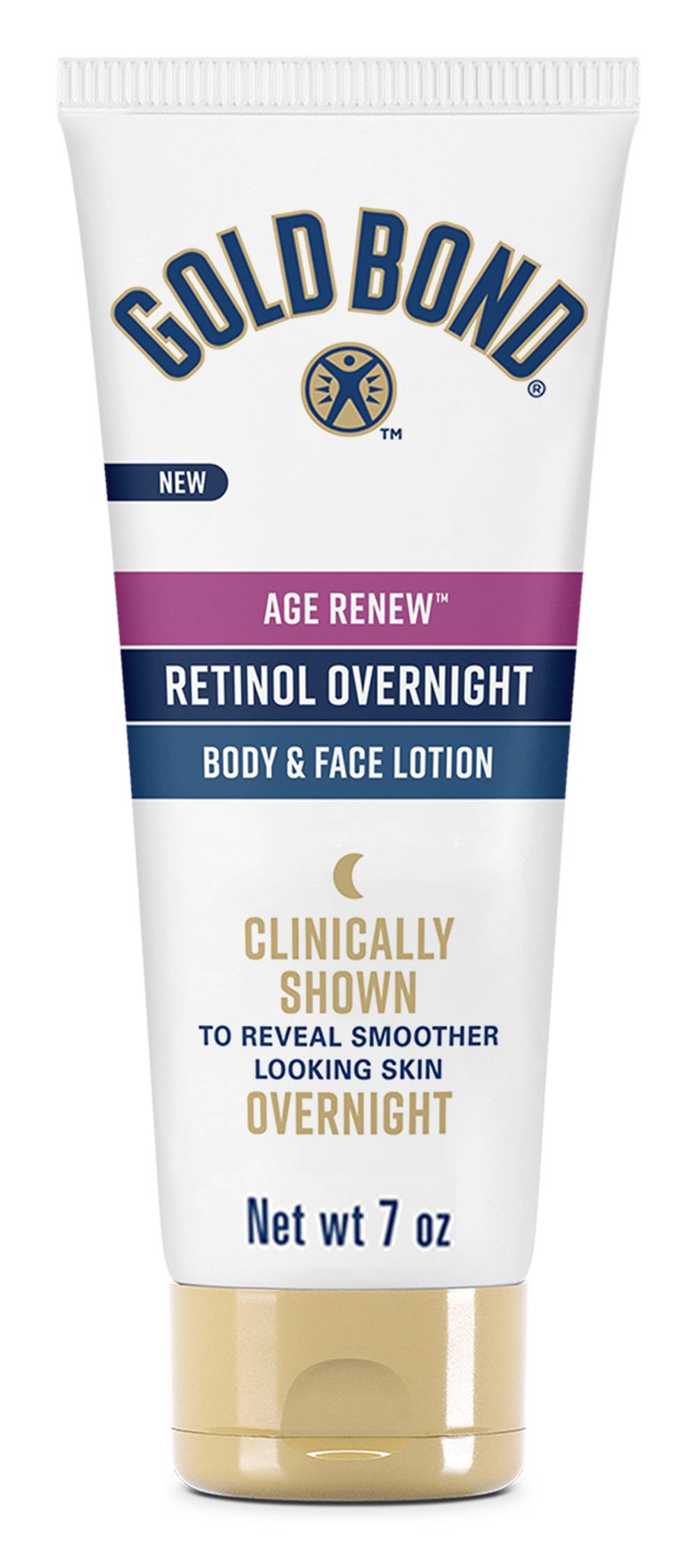 Gold Bond Age Renew Retinol Overnight Body & Face Lotion (7 oz)