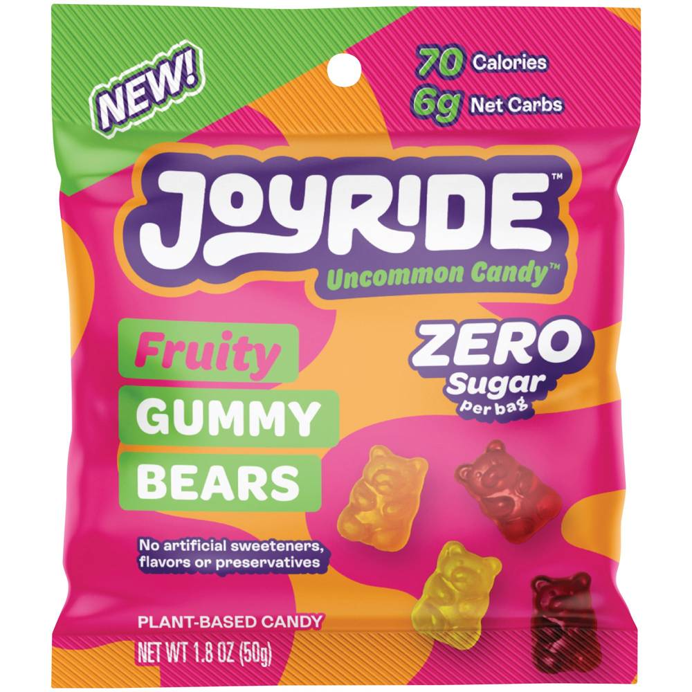 Joyride Uncommon Candy - Fruity Gummy Bears(8 Bag(S))