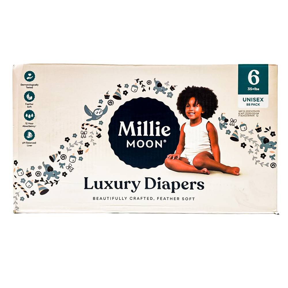 Millie Moon Luxury Diapers (88 ct)