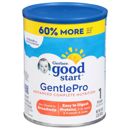 Gerber Good Start Gentlepro Infant Formula (32 oz)