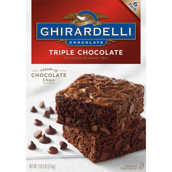 Ghirardelli Triple Chocolate Brownie Mix (7.5 lbs)