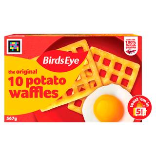 Birds Eye 10 The Original Potato Waffles 567g