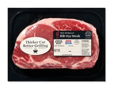 Fresh USDA Choice Angus Beef Ribeye Steak - 0.62-1.13 lbs - price per lb - Good & Gather™