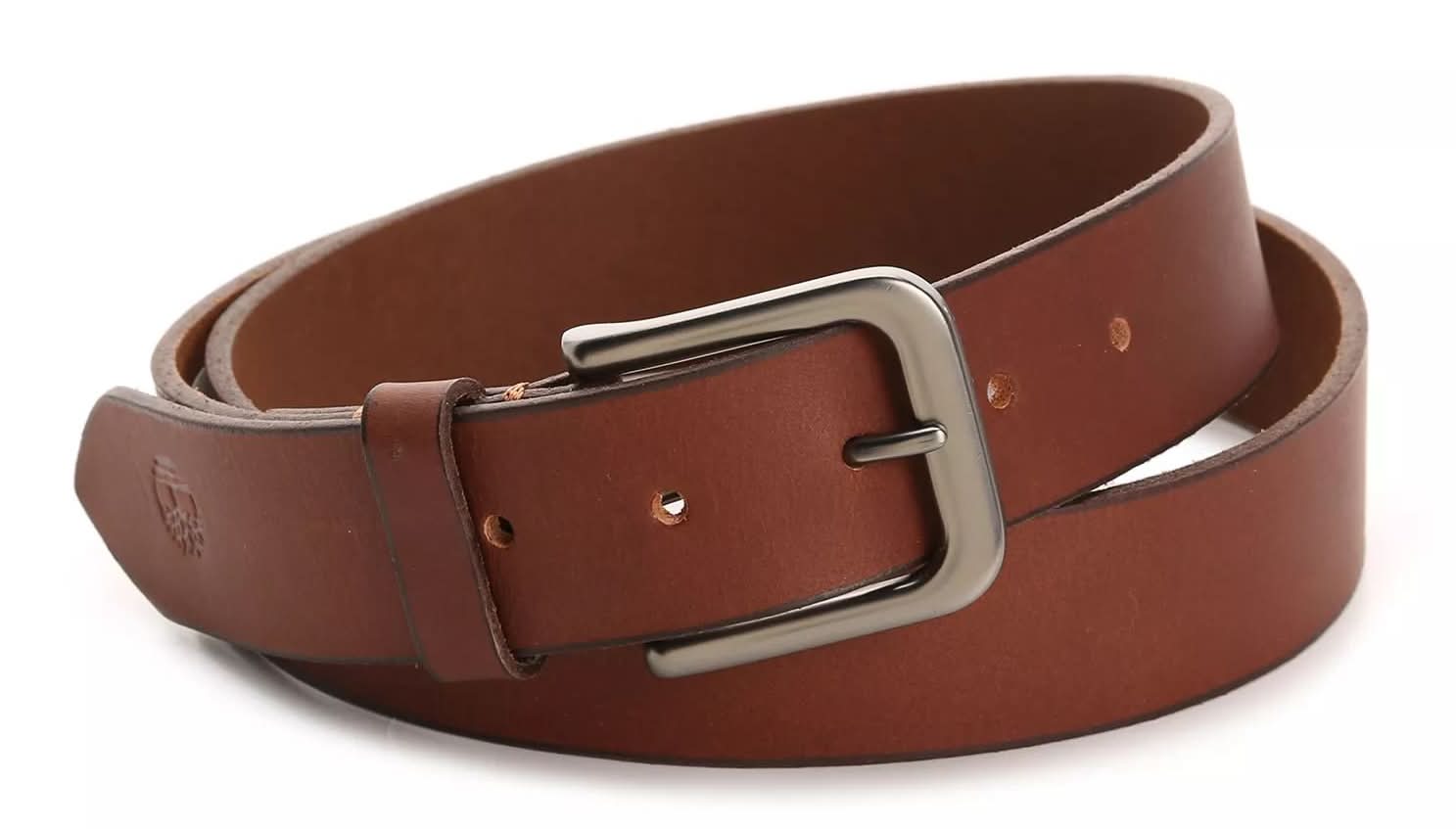 Timberland Smooth Men's Leather Belt (Dark Brown 36)