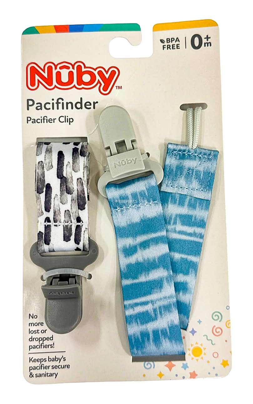 Nûby Pacifinder Pacifier Clips (2 ct)