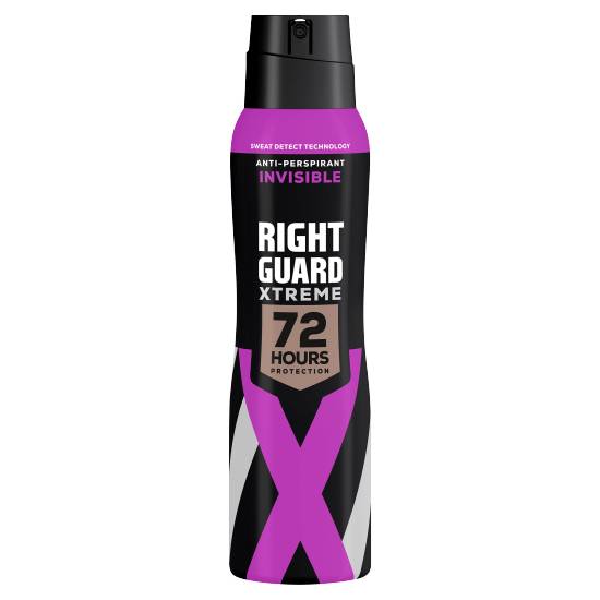 Right Guard Deodorant Women Xtreme Invisible 72h High Performance Anti-Perspirant Spray (150ml)