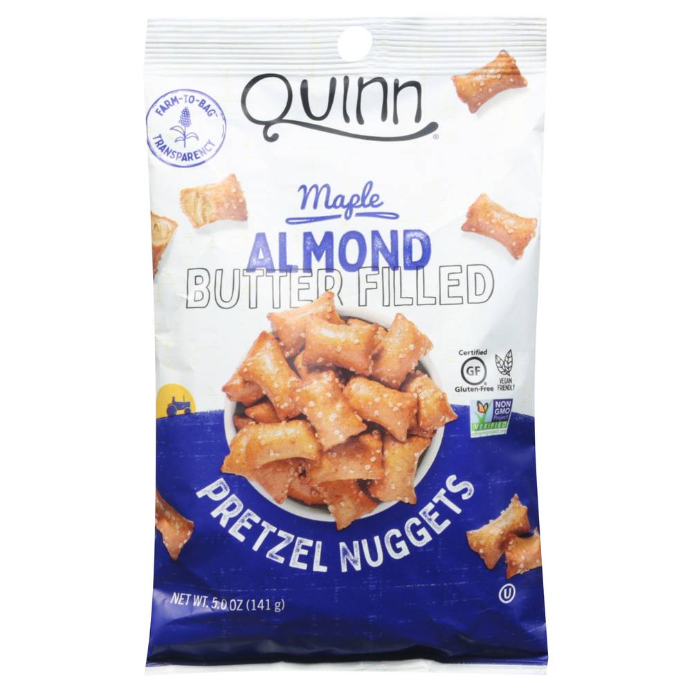 Quinn Pretzel Nuggets, Maple Almond Butter (5 oz)