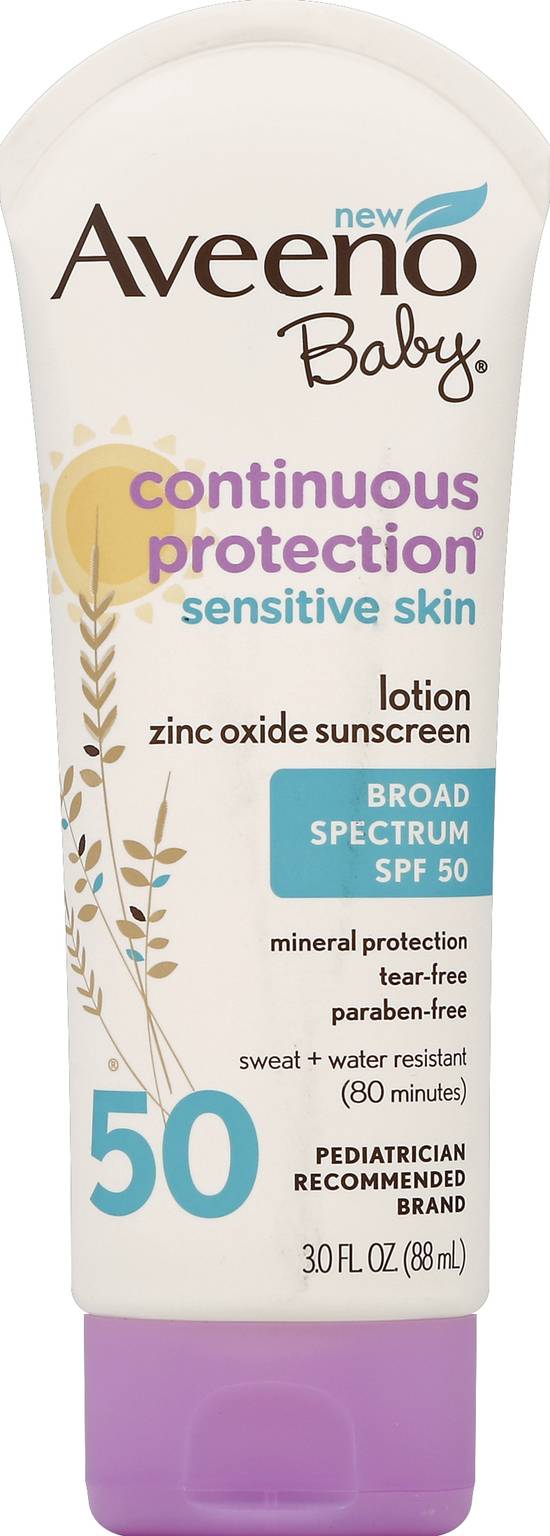 Aveeno Protection Zinc Oxide Mineral Sunscreen