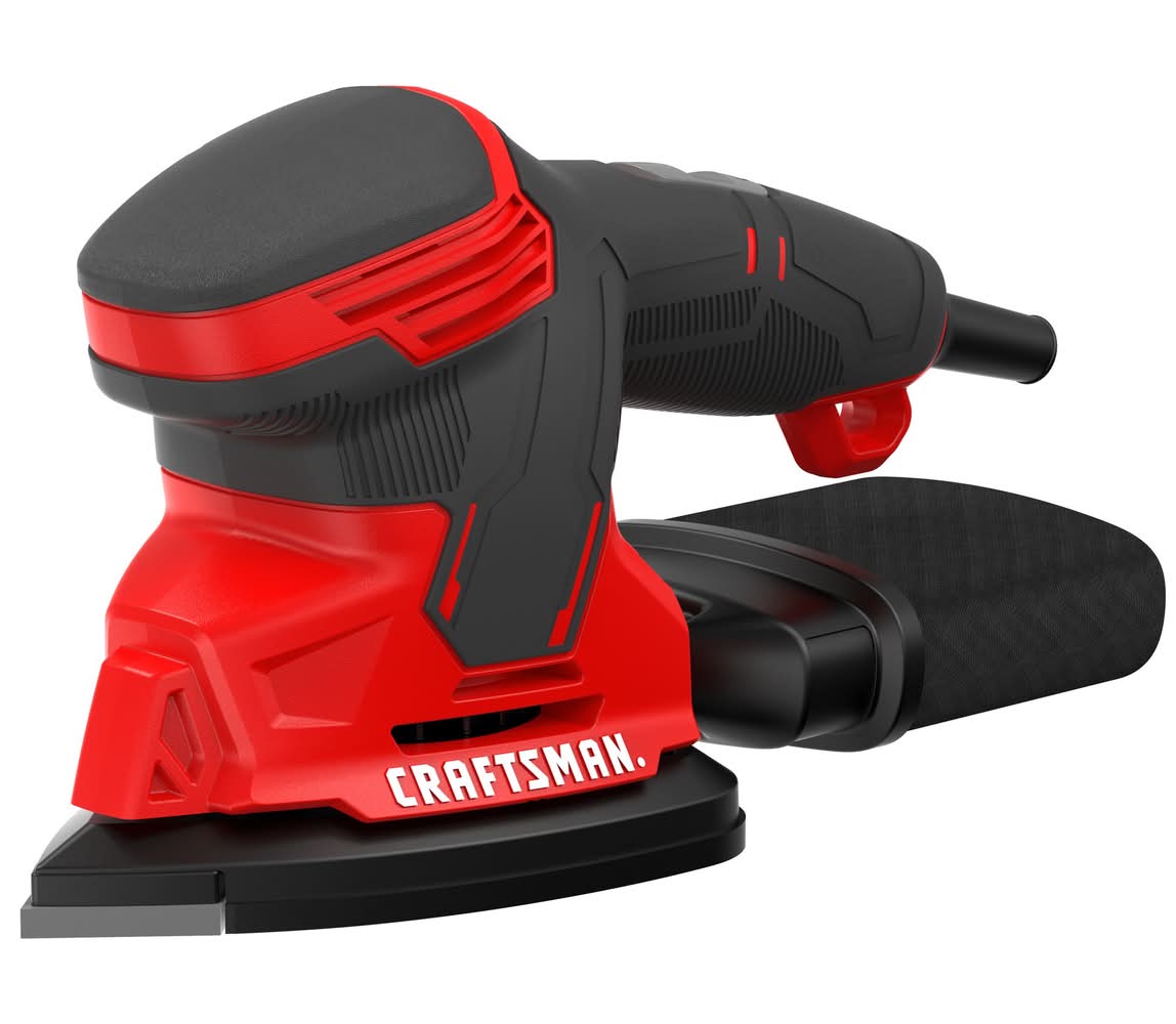 CRAFTSMAN 120-Volt 1.2 -Amp Detail Sander with Dust Management