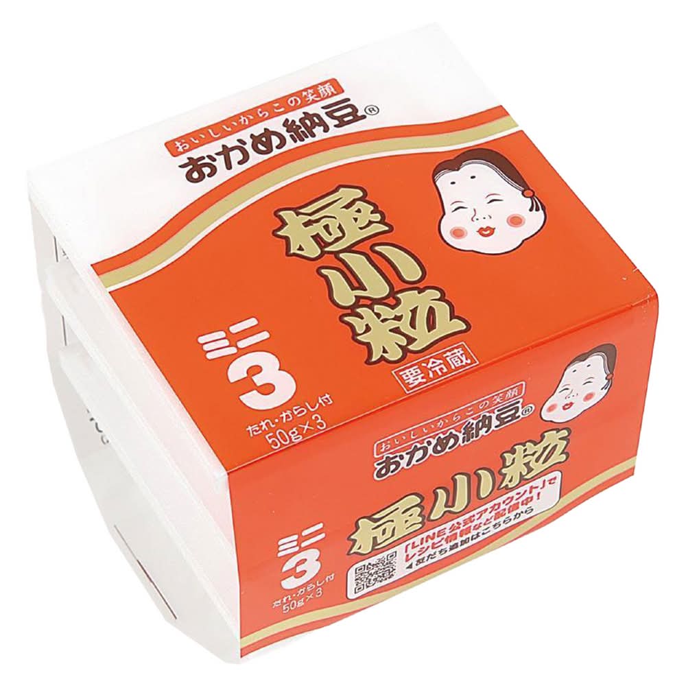 タカノフーズ おかめ納豆 極小粒ミニ3 (50g x 3)