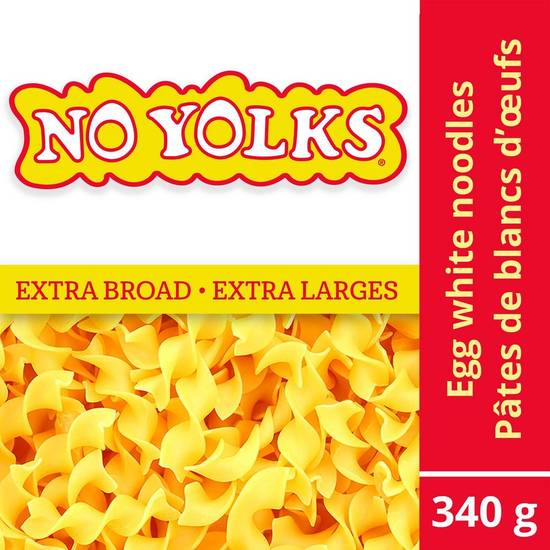 No yolks extra larges - extra broad egg noodles (340 g)