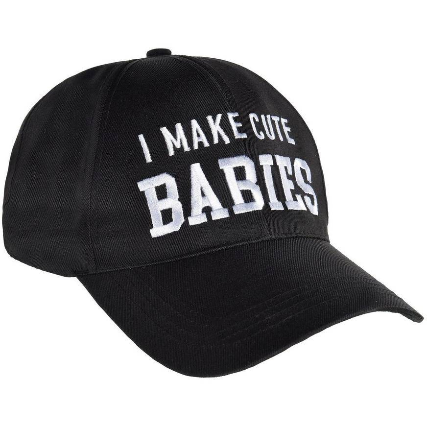 Party City I Make Cute Babies Baseball Cap (black)