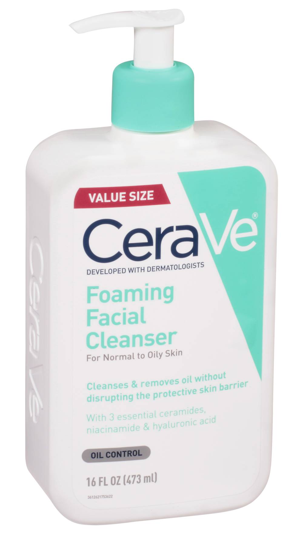 CeraVe For Normal To Oily Skin Foaming Facial Cleanser (16 fl oz)