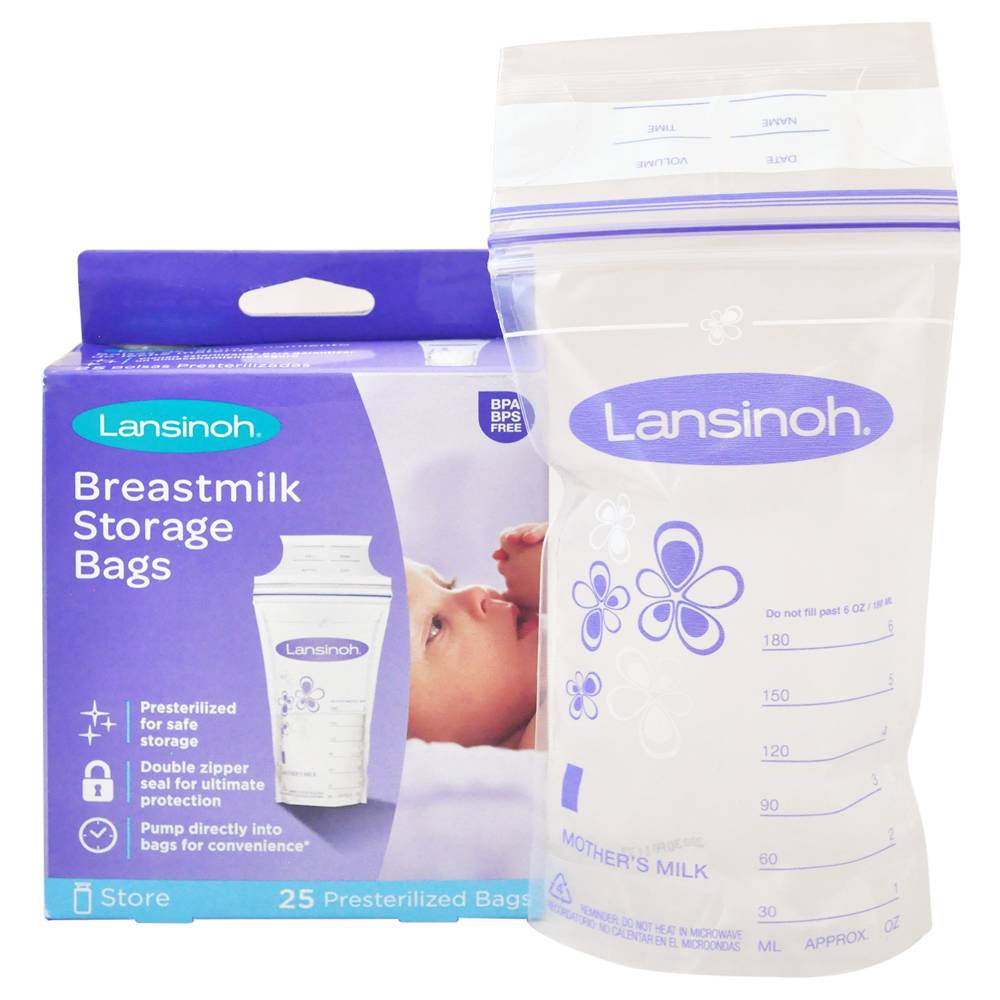 Lansinoh BOLSA RECOLECTOR D/LECHE 6OZ*25