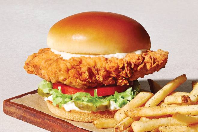 NEW BIG Cluckin' Crispy Chicken Sandwich