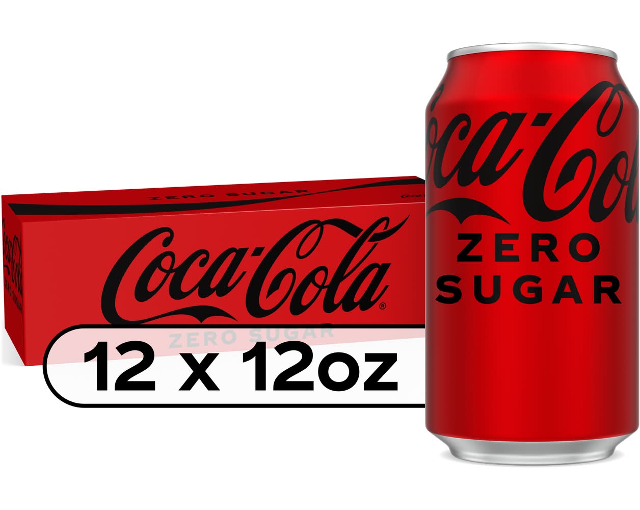 Coca-Cola Zero Sugar Soda (12 x 12 fl oz)