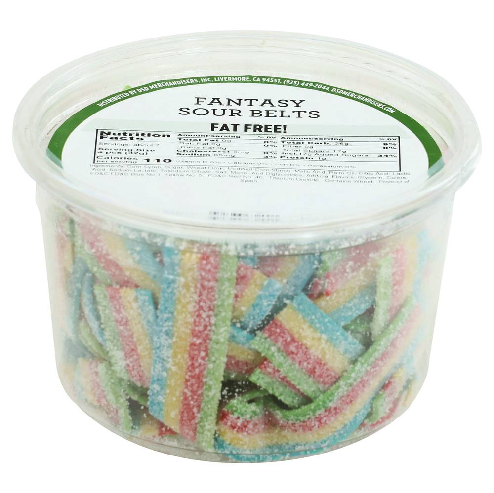 DSD Merchandisers Fantasy Sour Belts (10 oz)