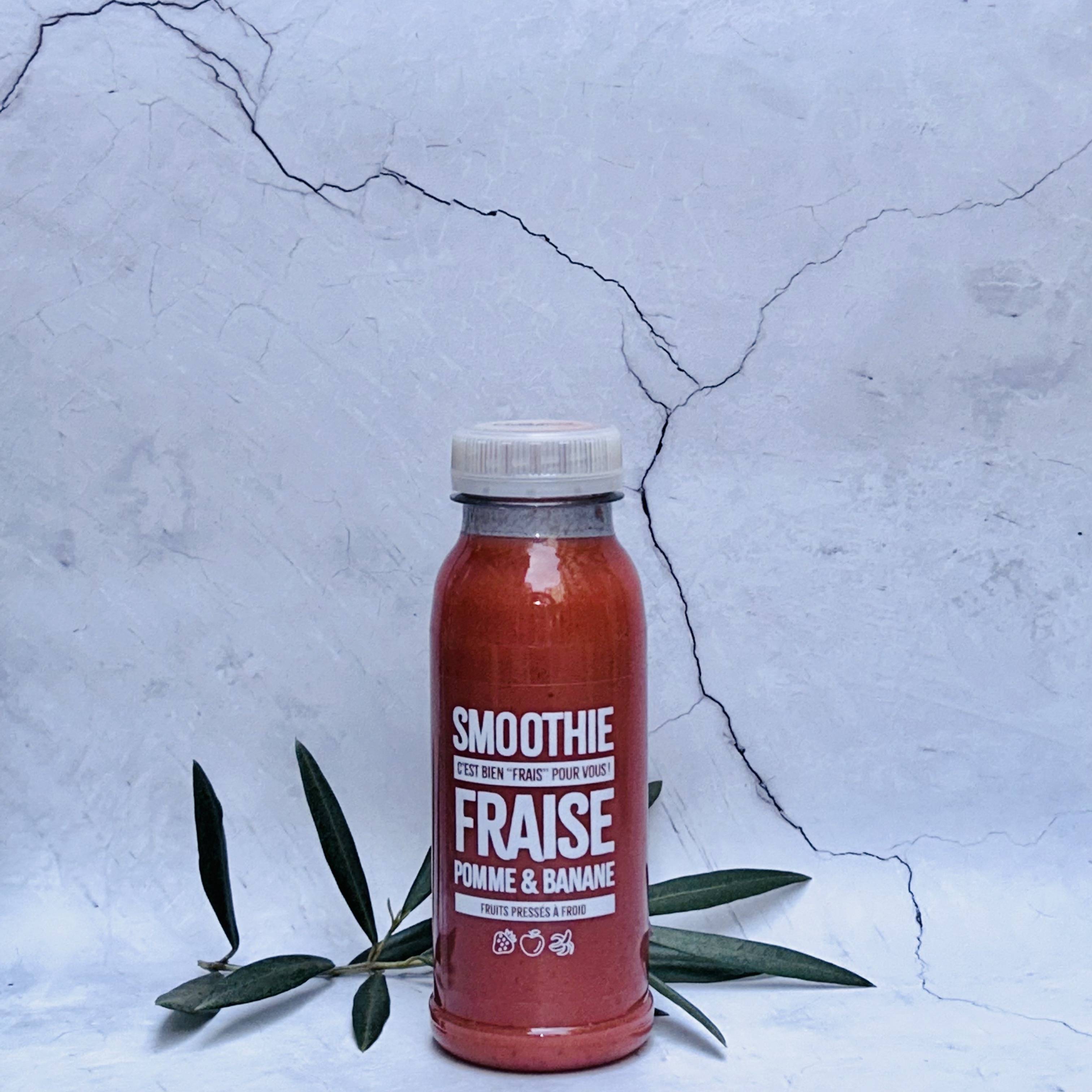 SMOOTHIE : FRAISE, POMME & BANANE