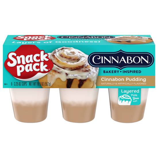Snack pack Cinnabon Pudding ( 6 ct)