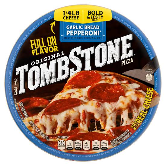 Tombstone Garlic Bread Pepperoni Pizza (27 oz)