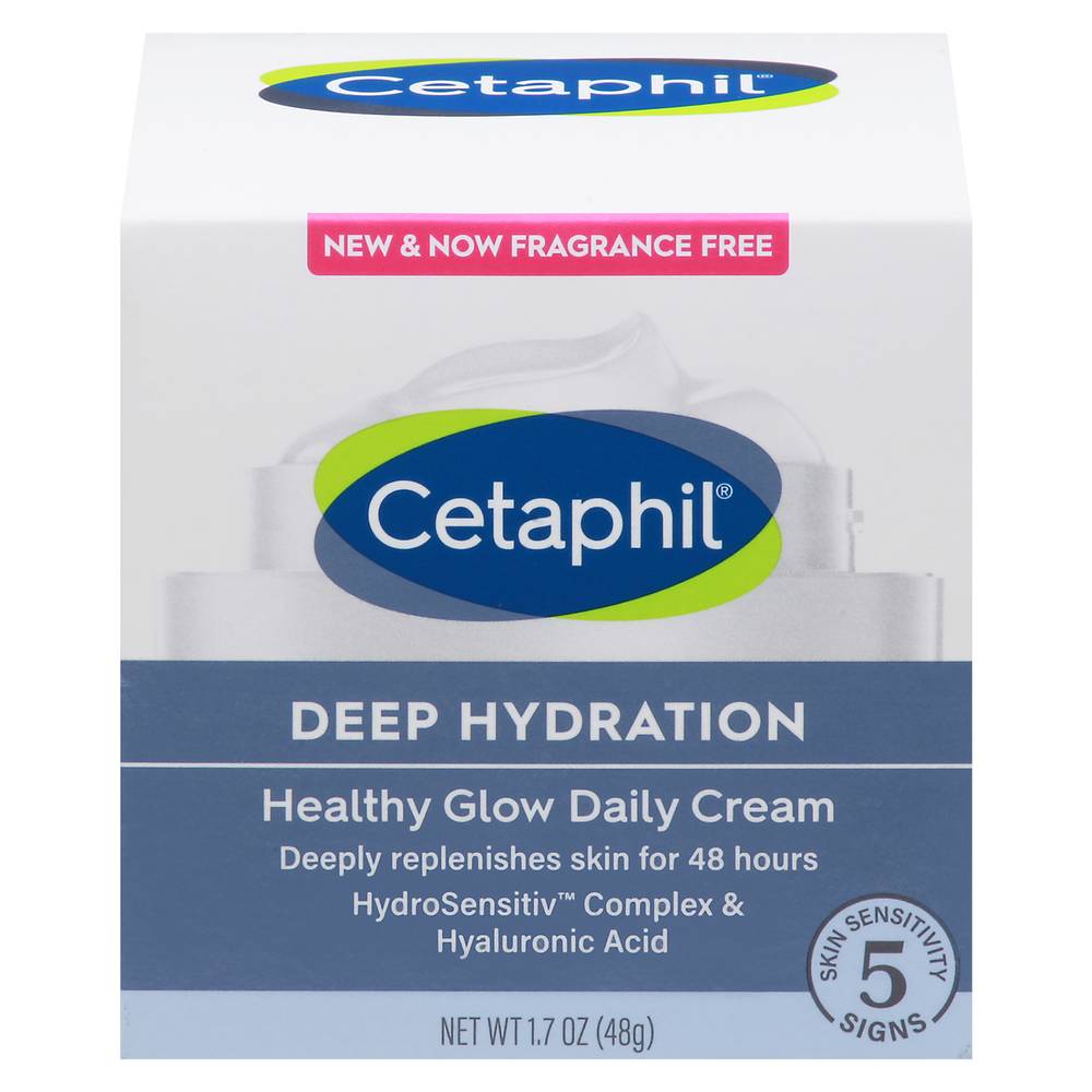 Cetaphil Hydrosensitiv Hydration Healthy Glow Daily Face Cream (1.7 oz)