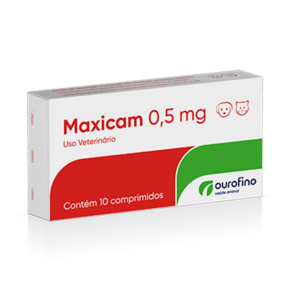 Ourofino maxicam 0,5mg (10 comprimidos)