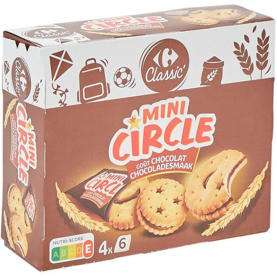 Carrefour Classic' - Mini circle biscuits (chocolat)