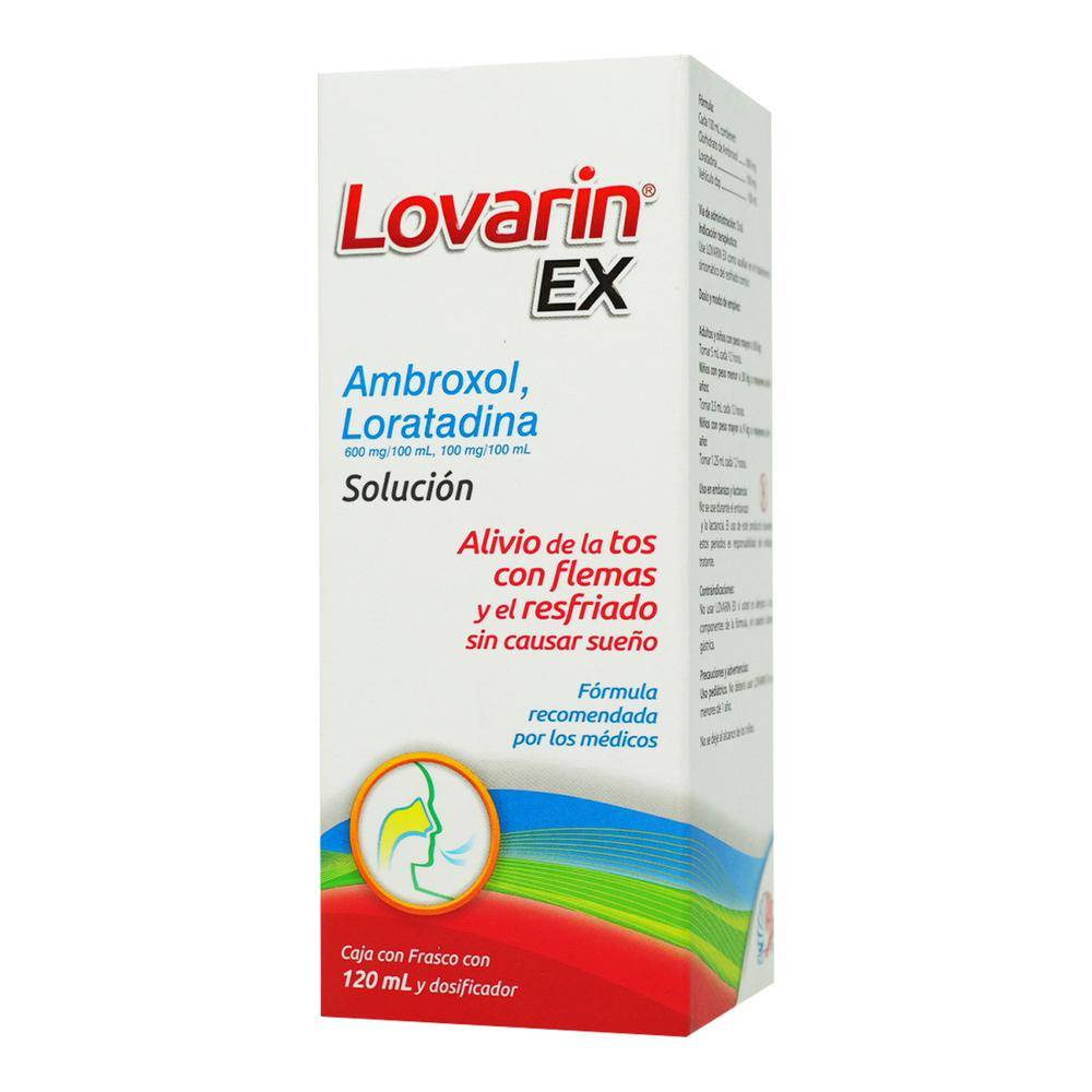 Collins lovarín-ex ambroxol-loratadina solución (120 ml)