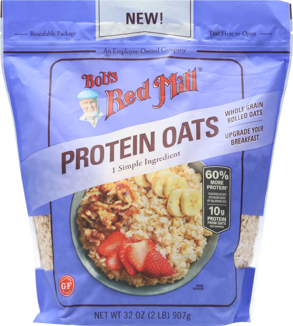 Bob's Red Mill Whole Grain Rolled Protein Oats (32 oz)