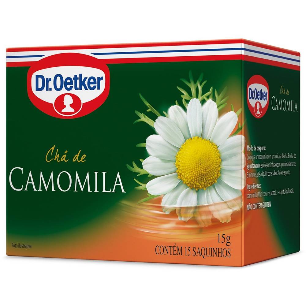 Dr. oetker chá de camomila (15 sachês)