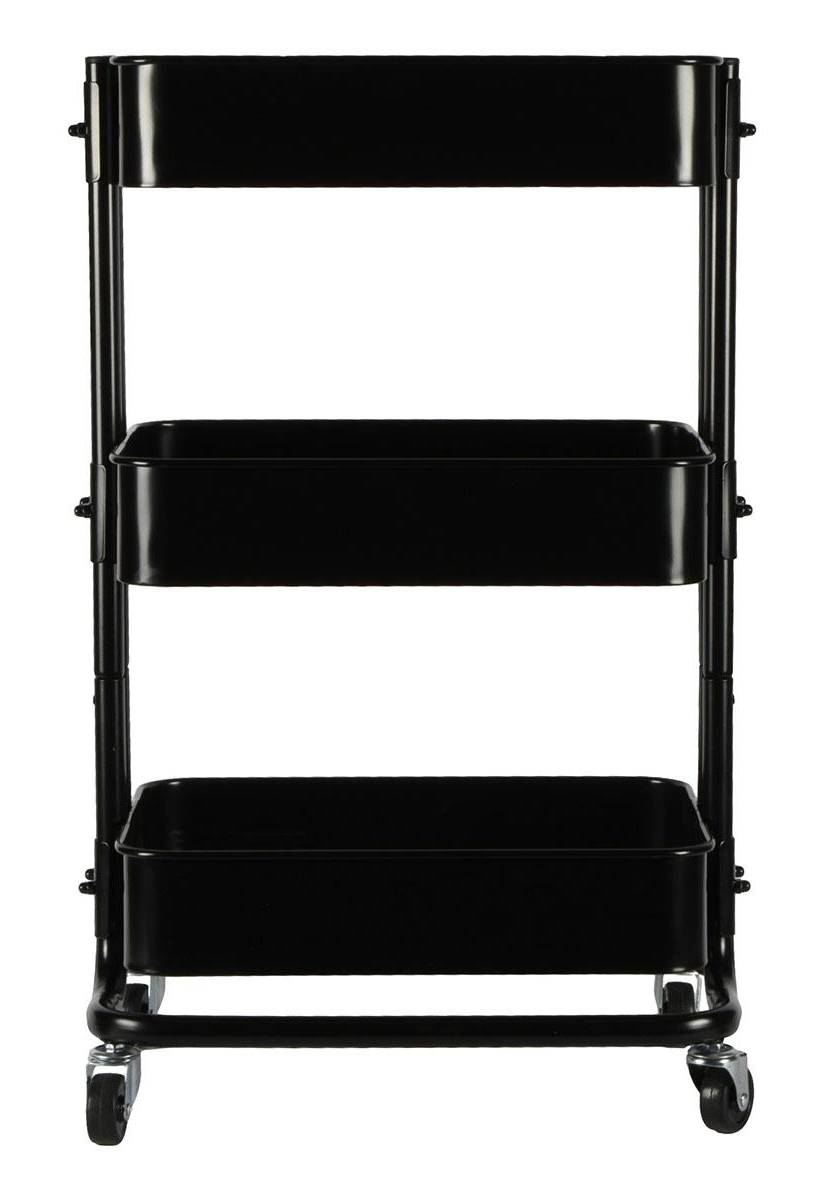 HDX · Carrito organizador, negro