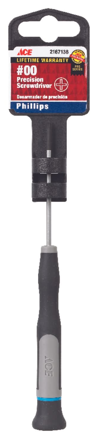 ACE No. 00 X 2-1/2 In. L Phillips Precision Screwdriver
