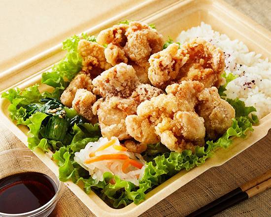 特製から揚げ弁当 Special Fried Chicken Bento Box
