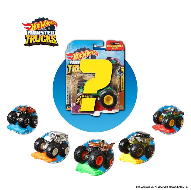 Mattel · Hot wheels monster trucks carrito