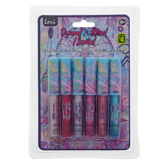 # Scented Lip Gloss Set For Kids, 6Pc (6.6ml/6pk)