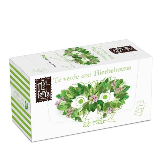 Té verde con hierbabuena Tetería caja 25 unidades)