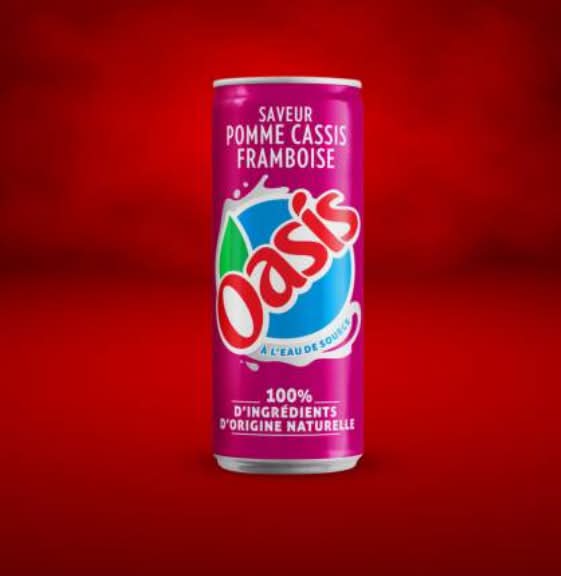 Oasis framboise pomme cassis