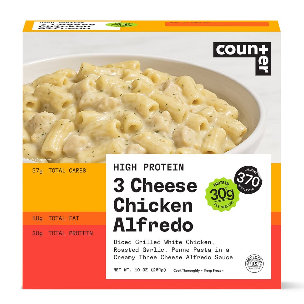 Counter 3 Cheese Chicken Alfredo Bowl (10 oz)